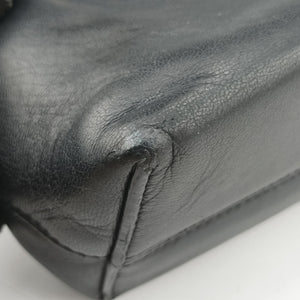 Pre-owned Fendi By the Way Black Leather 8BL135 shoulderbag | stylenewstar