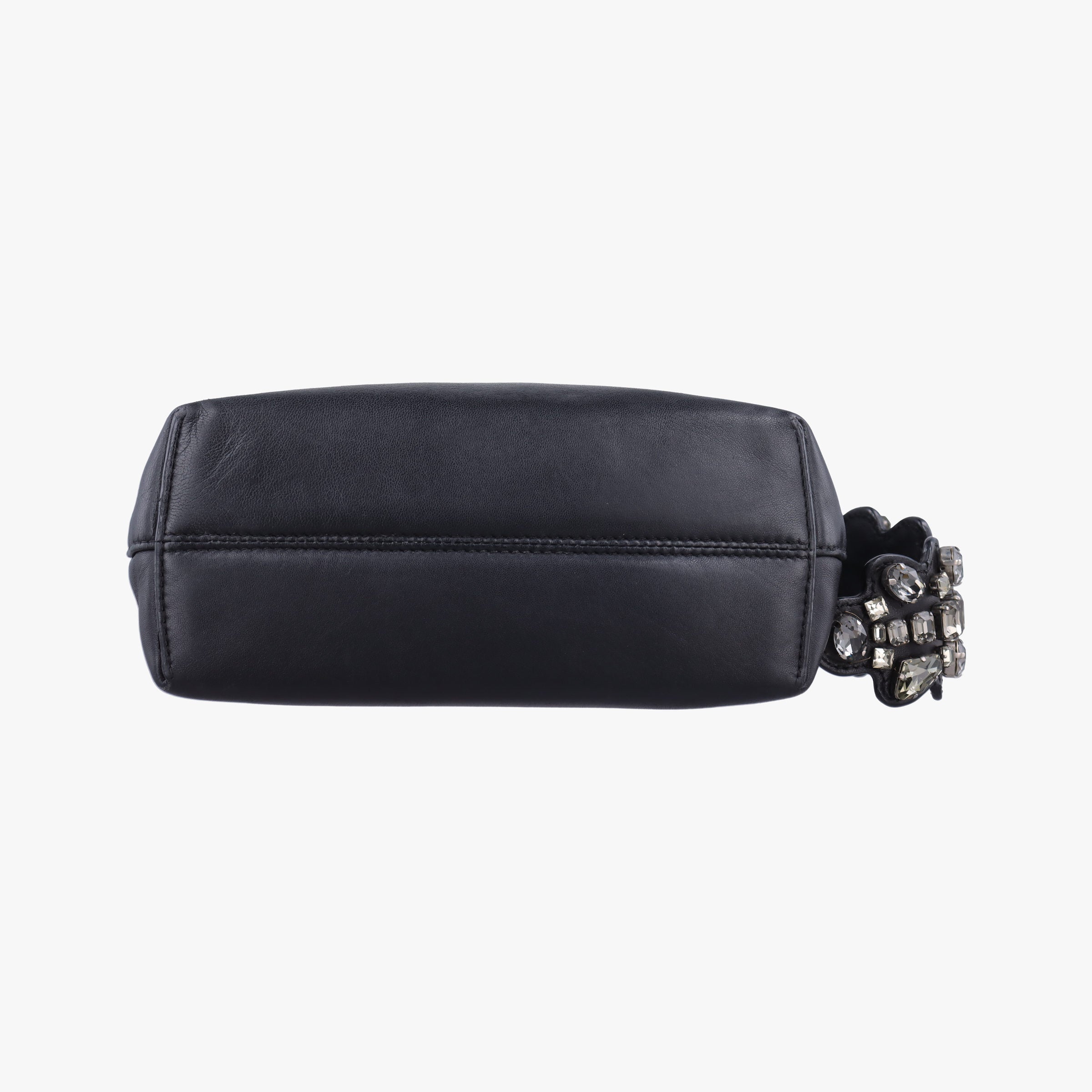 Pre-owned Fendi By the Way Black Leather 8BL135 shoulderbag | stylenewstar