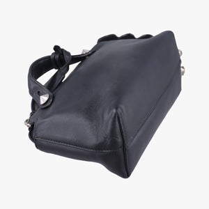 Pre-owned Fendi By the Way Black Leather 8BL135 shoulderbag | stylenewstar