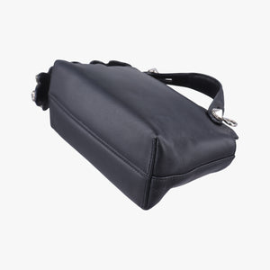 Pre-owned Fendi By the Way Black Leather 8BL135 shoulderbag | stylenewstar