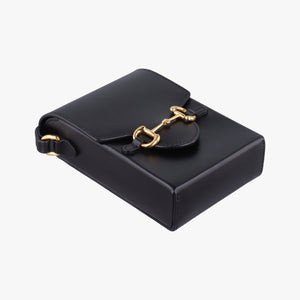 Vintage Gucci Horsebit 1955 Black Leather 625615 shoulderbag | stylenewstar