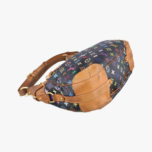 Pre-owned Louis Vuitton GRETA Noir Monogram Multicolor M40196 shoulderbag | stylenewstar