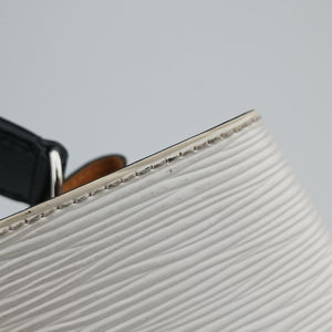 Vintage Louis Vuitton NeoNoe White × Black Epi M53371 shoulderbag | stylenewstar