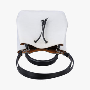 Vintage Louis Vuitton NeoNoe White × Black Epi M53371 shoulderbag | stylenewstar