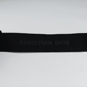 Pre-owned Christian Dior Saddle Black Jacquard×Leather  bum bag/waist bag | stylenewstar