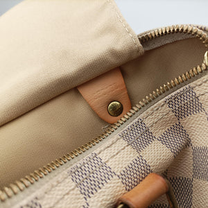 Pre-owned Louis Vuitton Speedy30 Azur Damier Canvas N41533 shoulderbag | stylenewstar