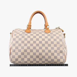 Pre-owned Louis Vuitton Speedy30 Azur Damier Canvas N41533 shoulderbag | stylenewstar