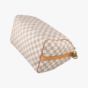Pre-owned Louis Vuitton Speedy30 Azur Damier Canvas N41533 shoulderbag | stylenewstar