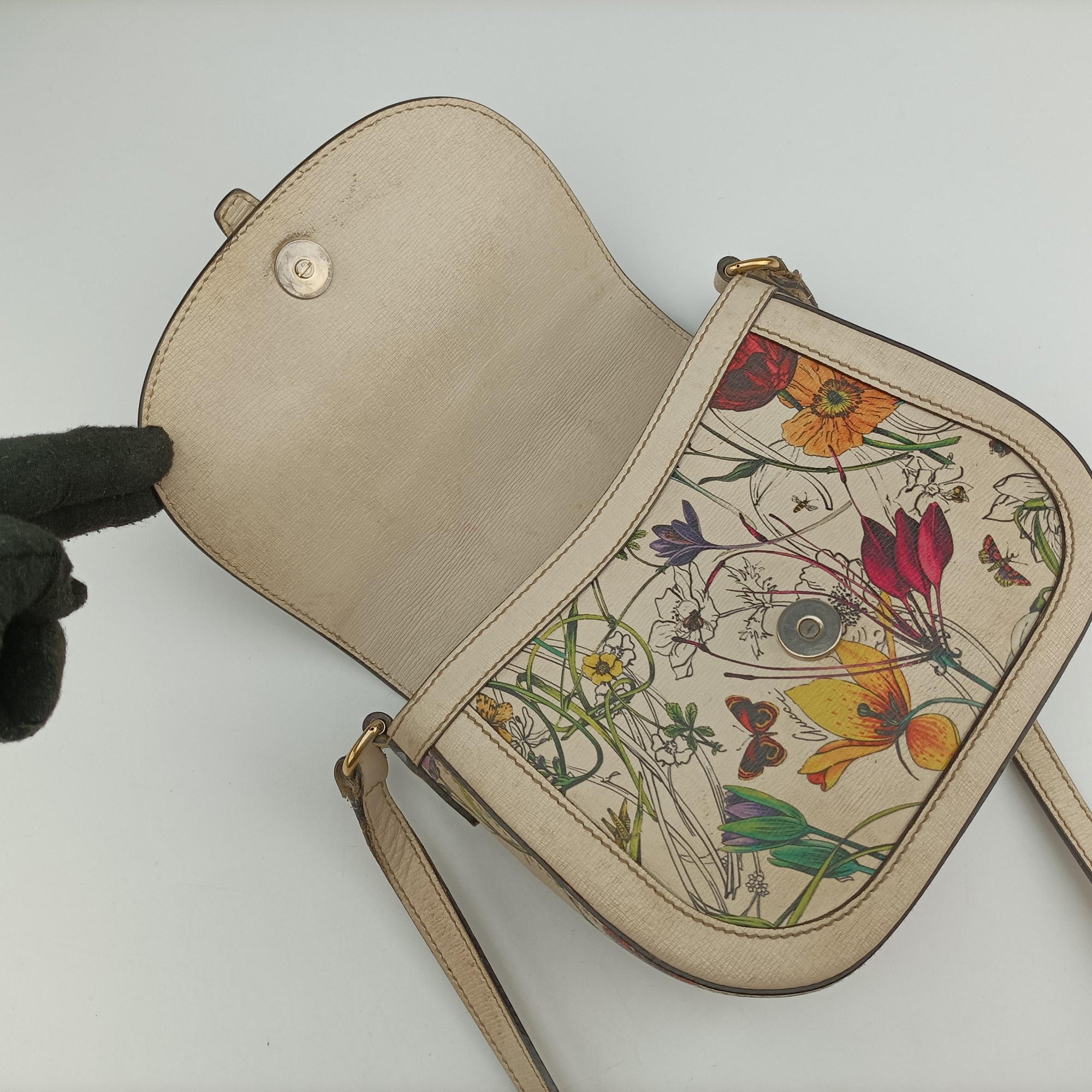 Pre-owned Gucci Nice GG Supreme Multicolour Leather 336749 shoulderbag | stylenewstar
