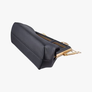 Secondhand Fendi First Black Leather 8BP129 shoulderbag | stylenewstar