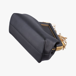 Secondhand Fendi First Black Leather 8BP129 shoulderbag | stylenewstar