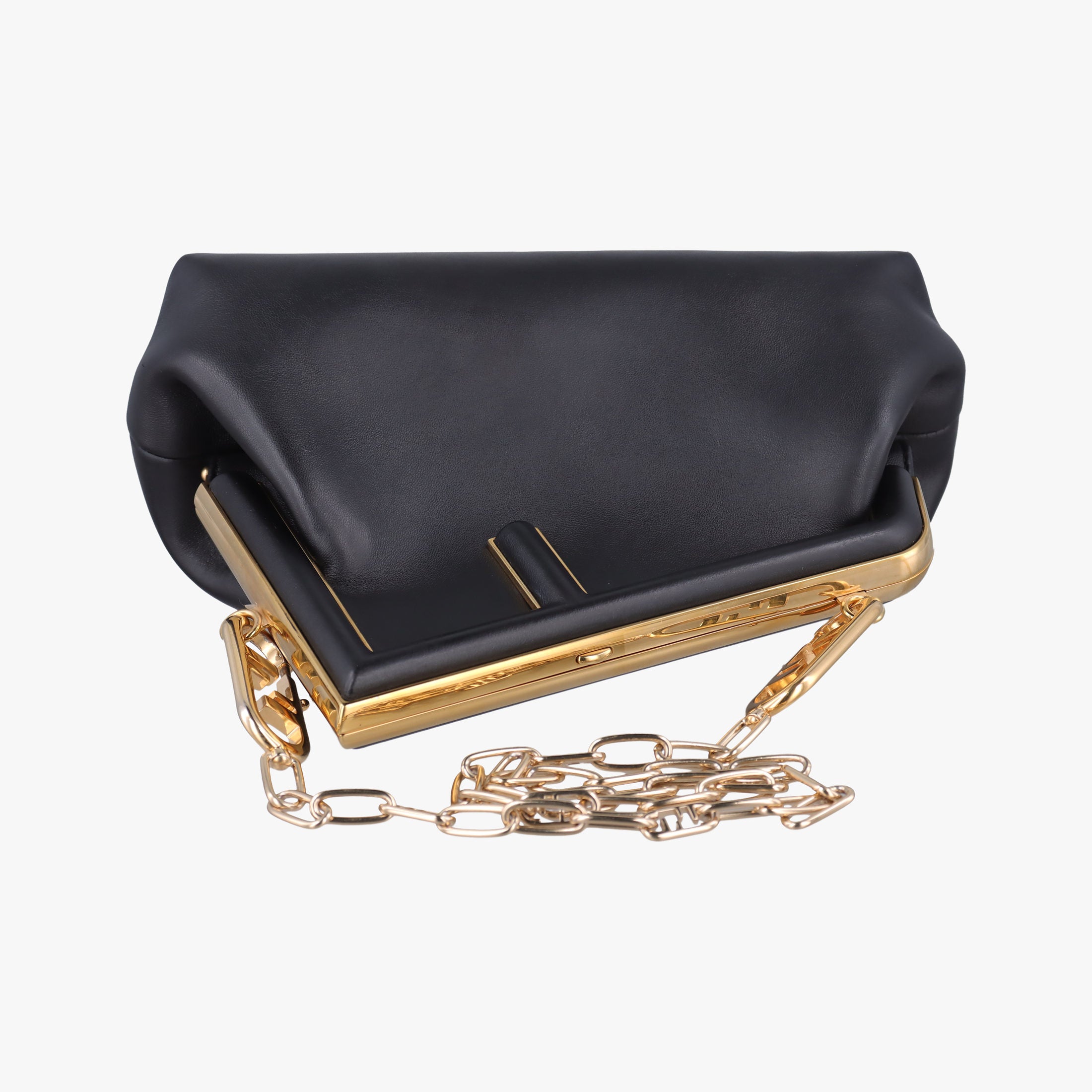 Secondhand Fendi First Black Leather 8BP129 shoulderbag | stylenewstar