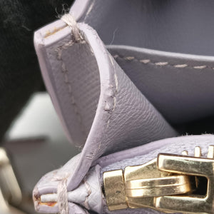 Pre-owned Prada Logo Chain Purple SAFFIANO Leather BT1035 shoulderbag | stylenewstar
