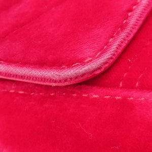 Pre-owned Gucci GG Marmont Red velour 443497 shoulderbag | stylenewstar