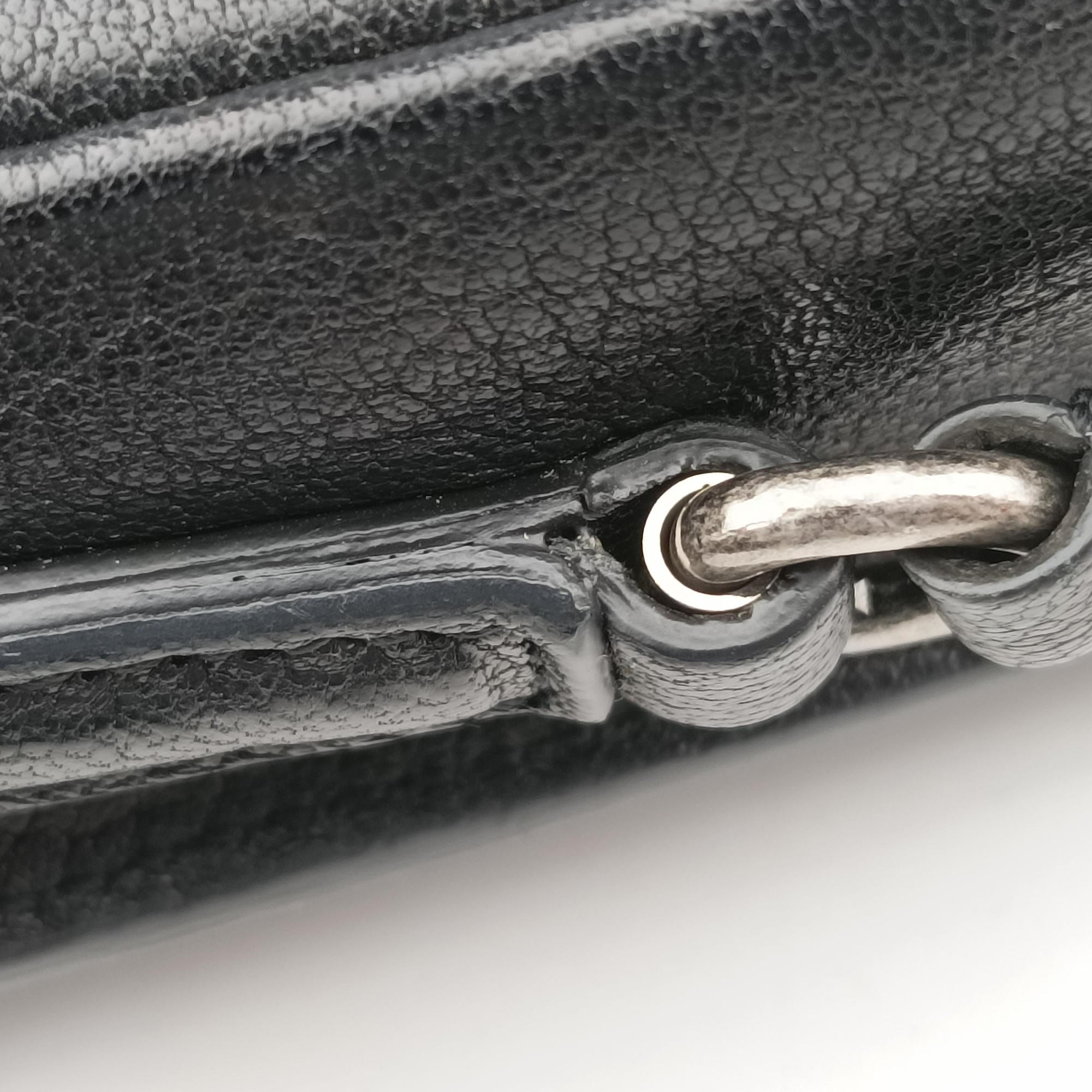Vintage Yves Saint Laurent Charlotte Black Leather 500831 shoulderbag | stylenewstar