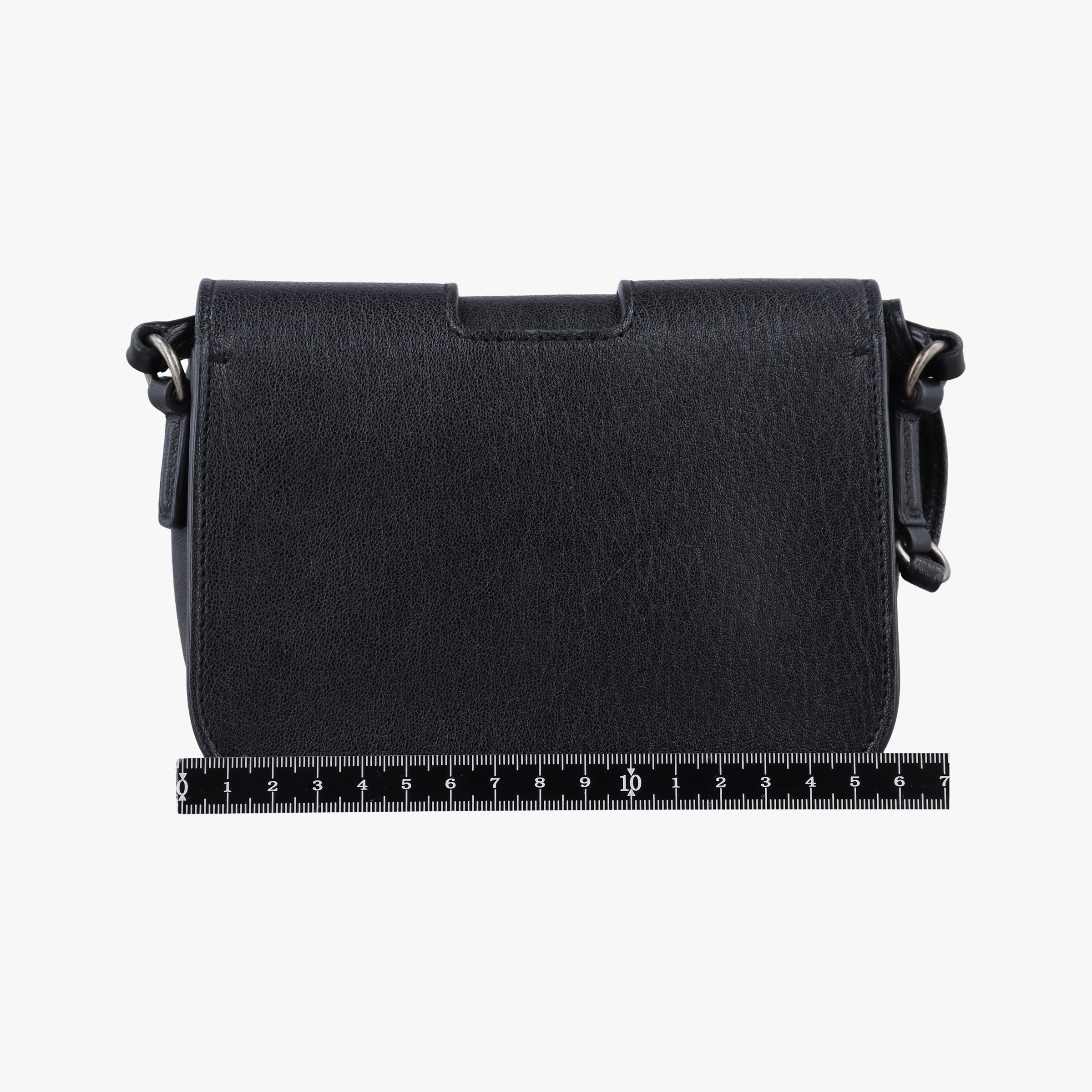Vintage Yves Saint Laurent Charlotte Black Leather 500831 shoulderbag | stylenewstar