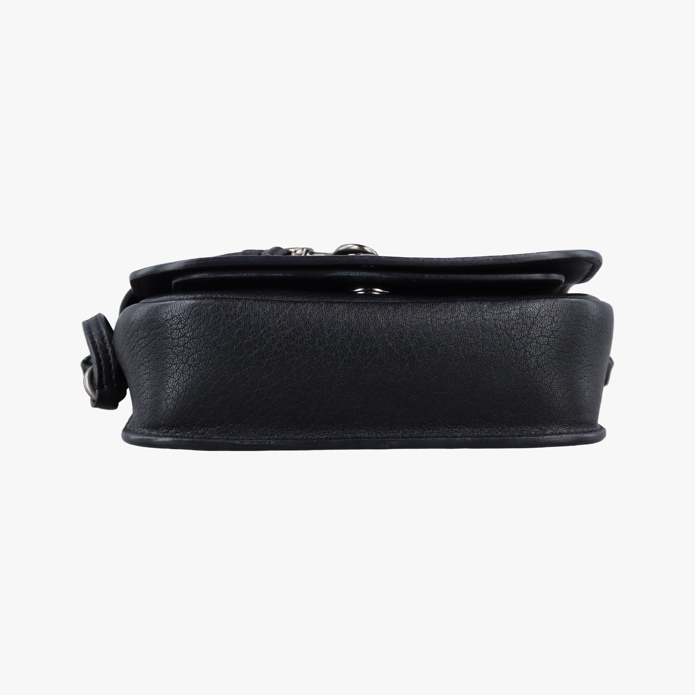 Vintage Yves Saint Laurent Charlotte Black Leather 500831 shoulderbag | stylenewstar
