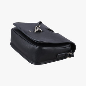 Vintage Yves Saint Laurent Charlotte Black Leather 500831 shoulderbag | stylenewstar