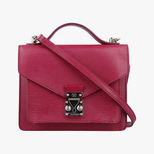 Pre-owned Louis Vuitton Monceau BB Fuchsia Epi M40783 shoulderbag | stylenewstar