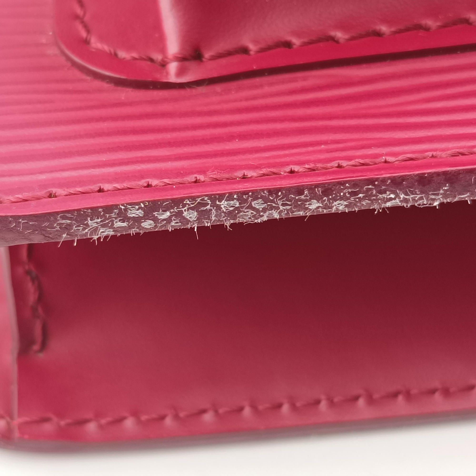 Pre-owned Louis Vuitton Monceau BB Fuchsia Epi M40783 shoulderbag | stylenewstar