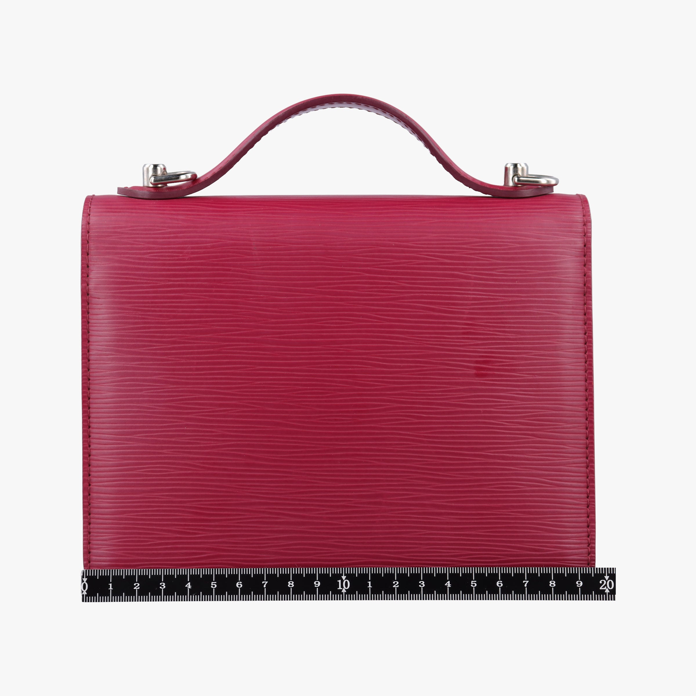 Pre-owned Louis Vuitton Monceau BB Fuchsia Epi M40783 shoulderbag | stylenewstar