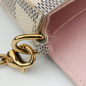 Pre-owned Louis Vuitton Pochette Felicie Azur Damier Canvas N63106 shoulderbag | stylenewstar