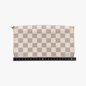 Pre-owned Louis Vuitton Pochette Felicie Azur Damier Canvas N63106 shoulderbag | stylenewstar