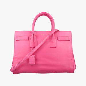 Pre-owned Yves Saint Laurent SAC DE JOUR Rose Leather 324823 shoulderbag | stylenewstar