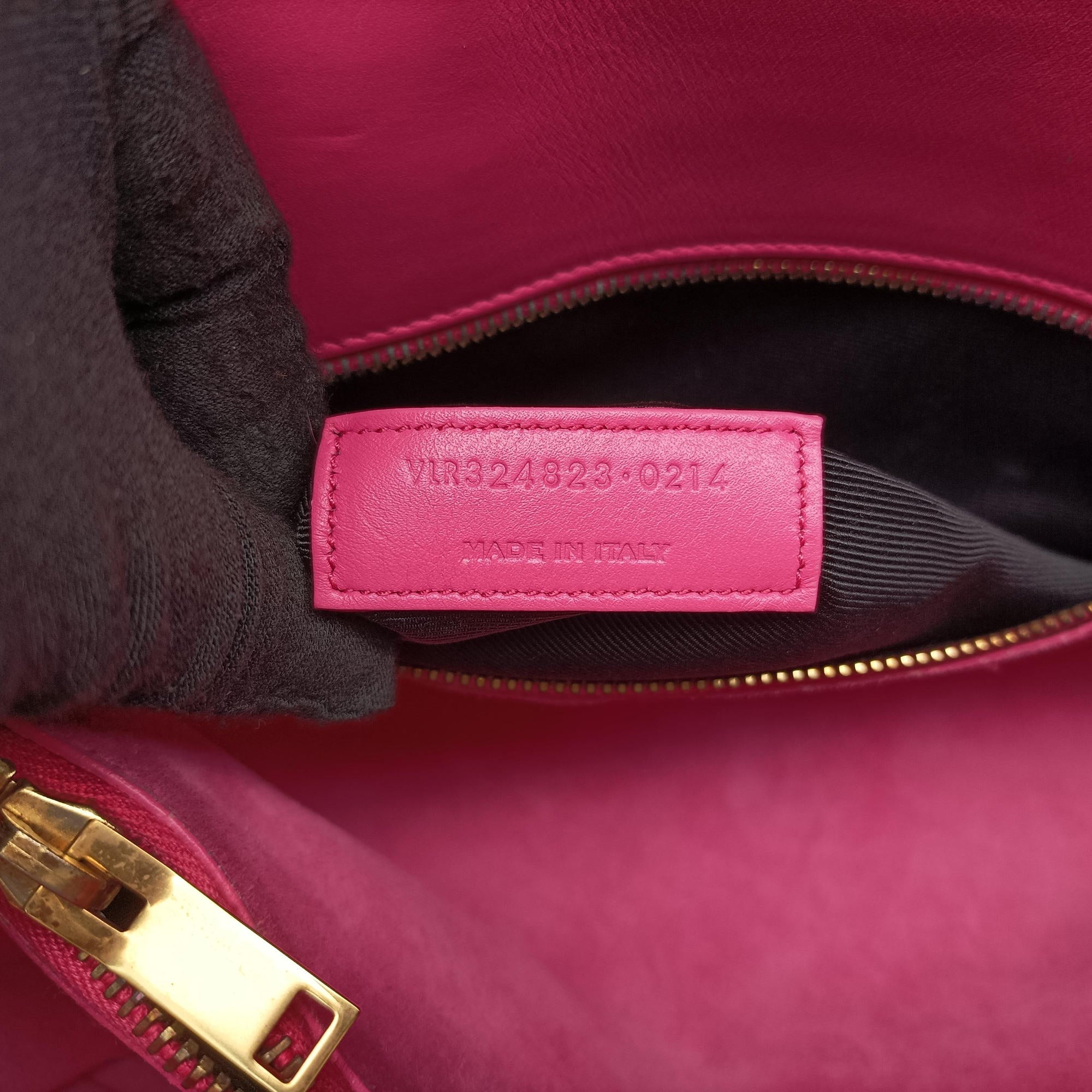 Pre-owned Yves Saint Laurent SAC DE JOUR Rose Leather 324823 shoulderbag | stylenewstar