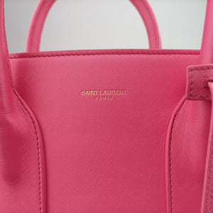 Pre-owned Yves Saint Laurent SAC DE JOUR Rose Leather 324823 shoulderbag | stylenewstar
