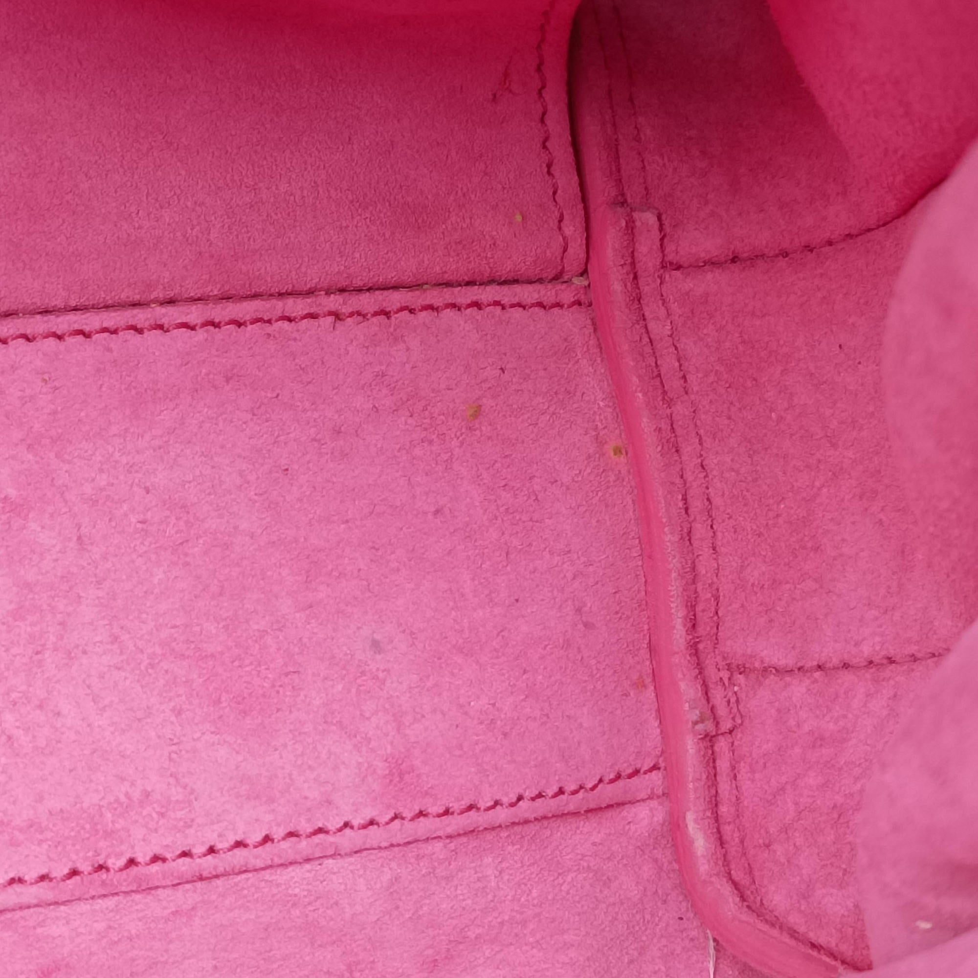 Pre-owned Yves Saint Laurent SAC DE JOUR Rose Leather 324823 shoulderbag | stylenewstar