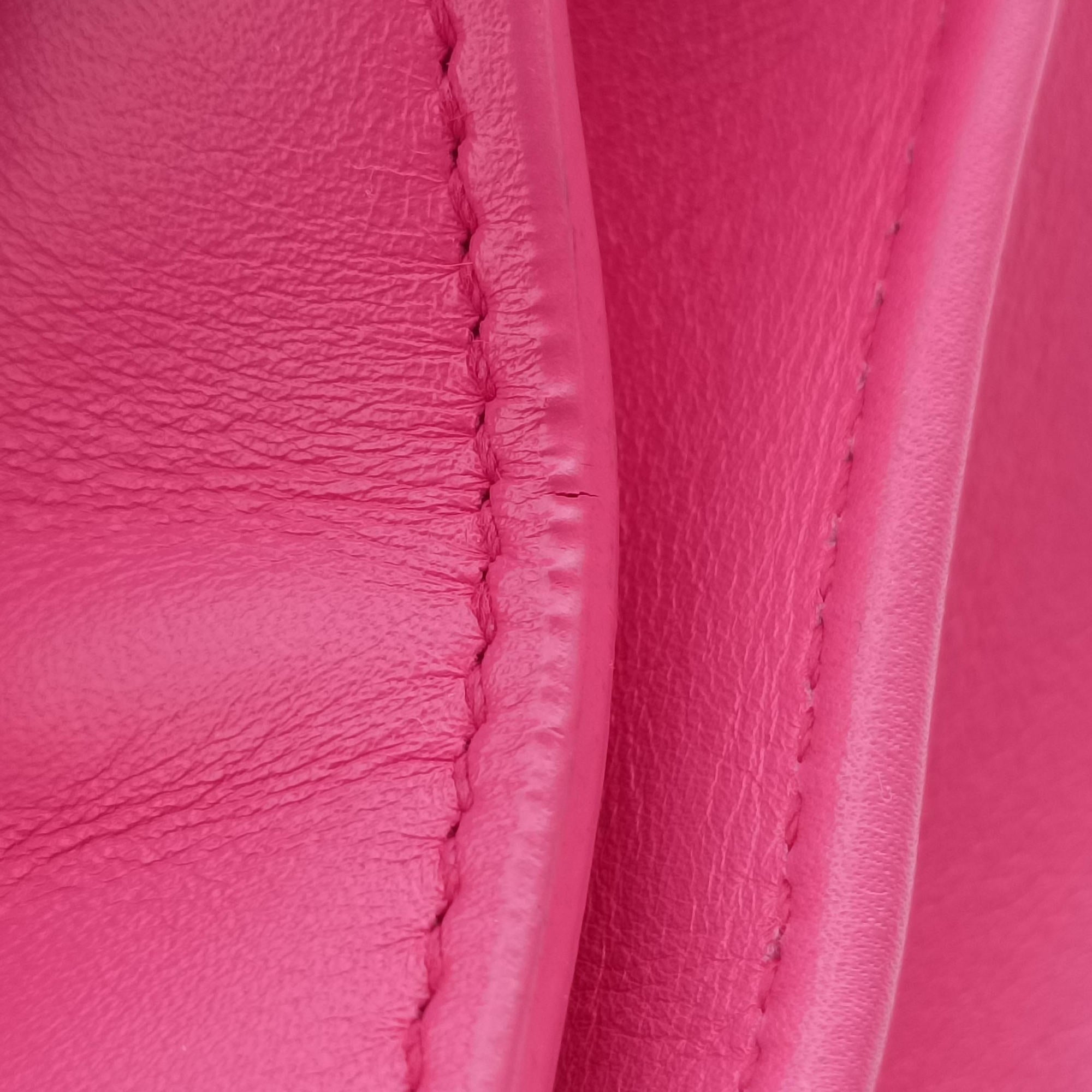 Pre-owned Yves Saint Laurent SAC DE JOUR Rose Leather 324823 shoulderbag | stylenewstar