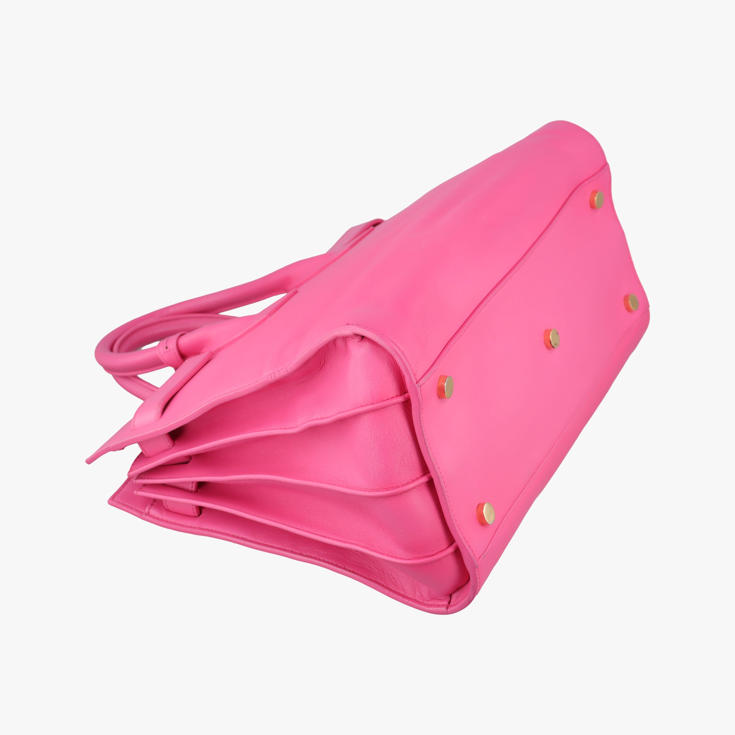 Pre-owned Yves Saint Laurent SAC DE JOUR Rose Leather 324823 shoulderbag | stylenewstar