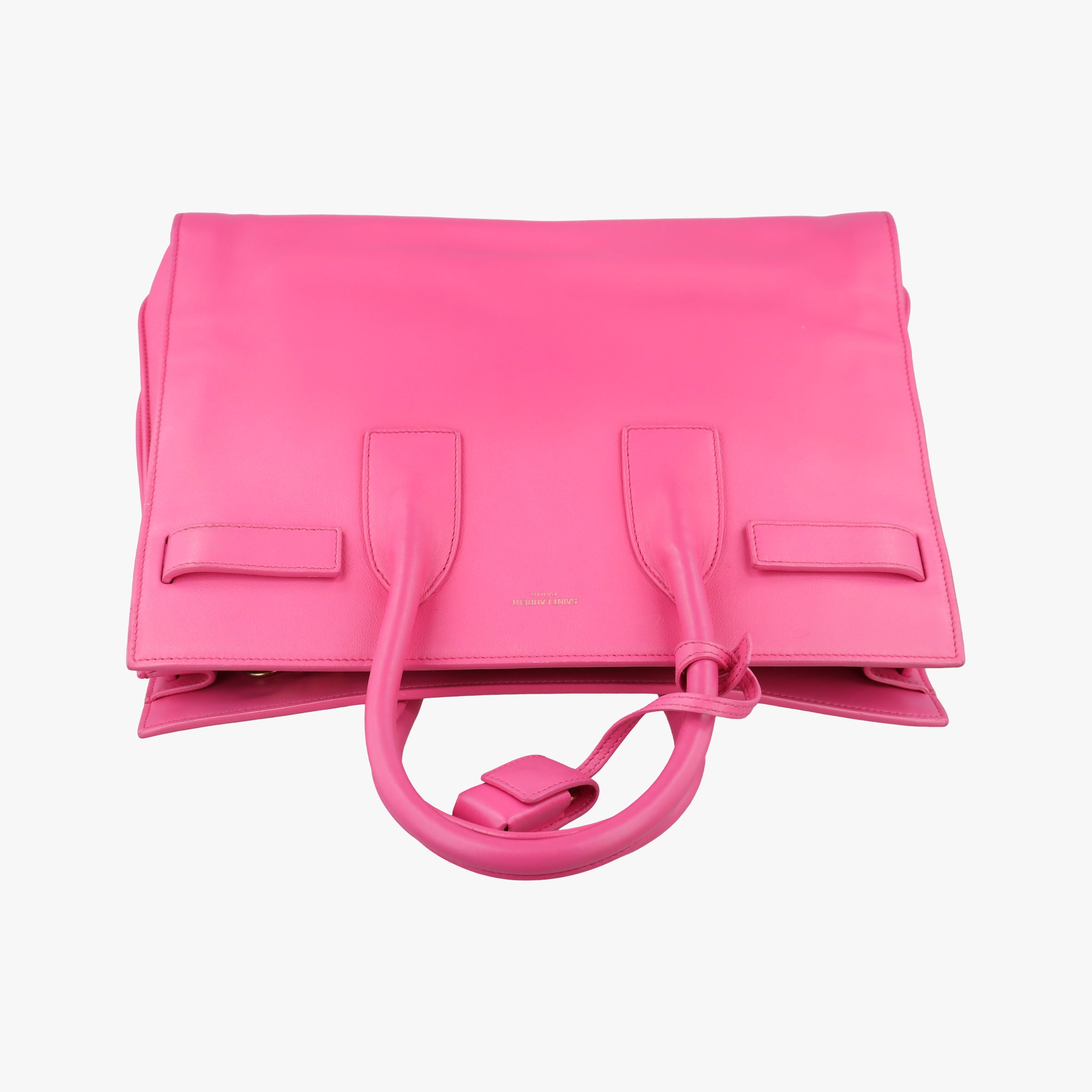 Pre-owned Yves Saint Laurent SAC DE JOUR Rose Leather 324823 shoulderbag | stylenewstar