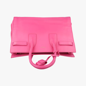 Pre-owned Yves Saint Laurent SAC DE JOUR Rose Leather 324823 shoulderbag | stylenewstar