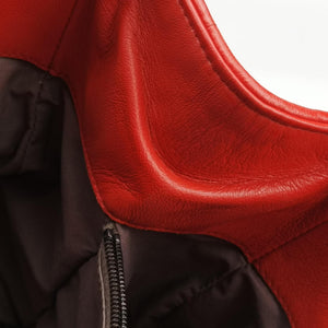 Pre-owned Bottega Veneta Intrecciato Red lambskin  handbag | stylenewstar