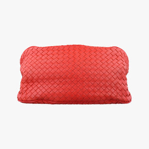 Pre-owned Bottega Veneta Intrecciato Red lambskin  handbag | stylenewstar