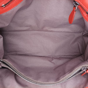 Pre-owned Bottega Veneta Intrecciato Red lambskin  handbag | stylenewstar