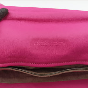 Pre-owned Bottega Veneta Intrecciato Rose lambskin  shoulderbag | stylenewstar