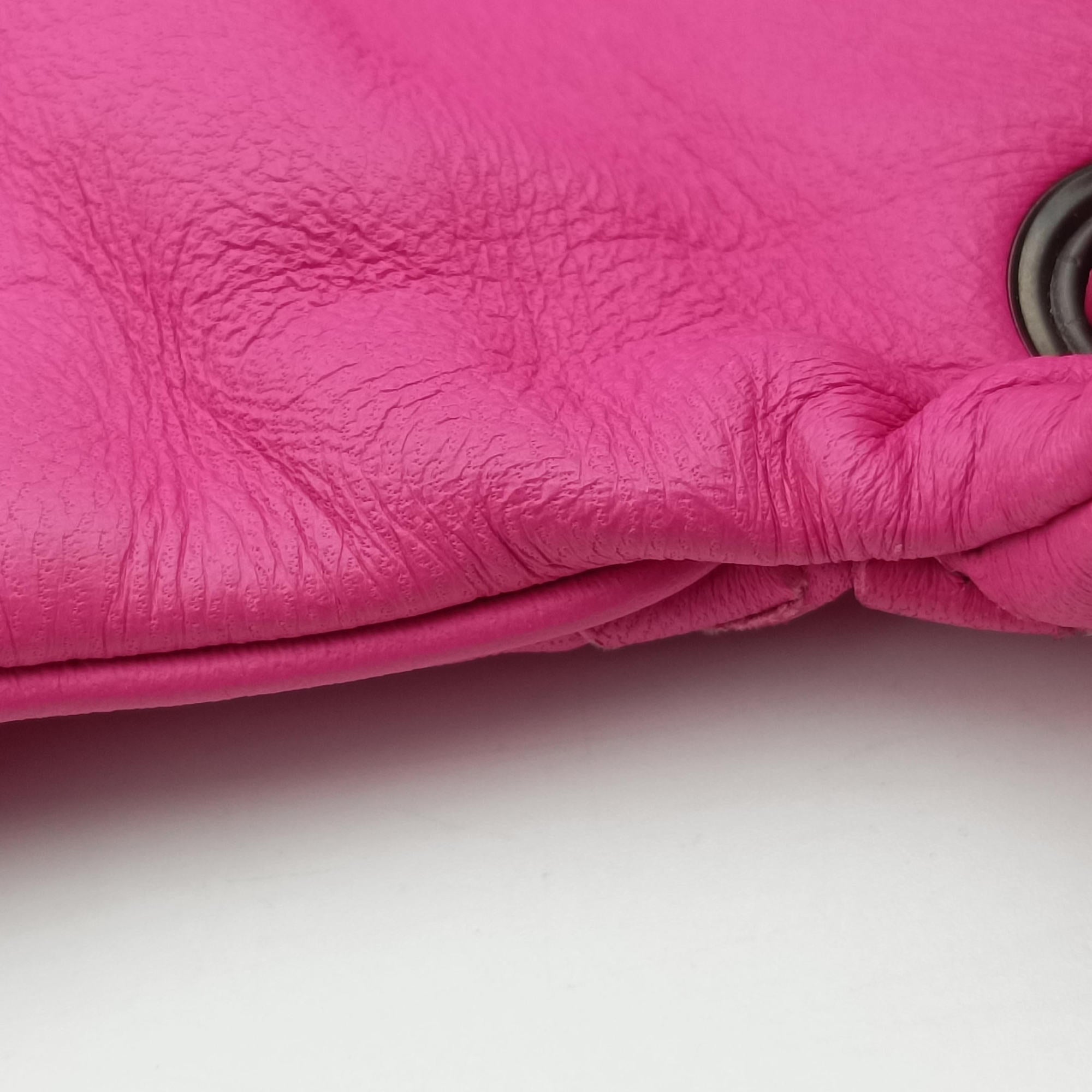 Pre-owned Bottega Veneta Intrecciato Rose lambskin  shoulderbag | stylenewstar