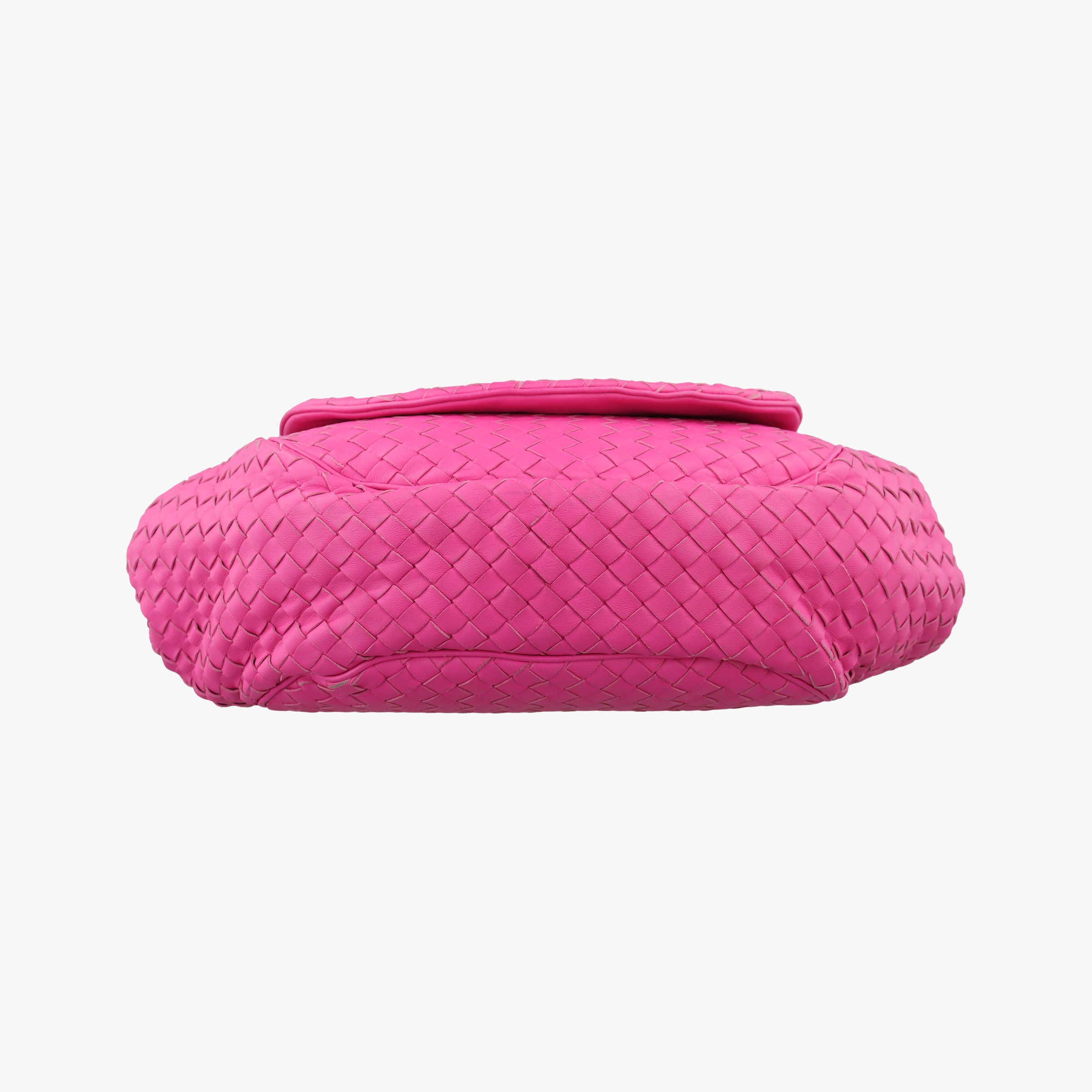 Pre-owned Bottega Veneta Intrecciato Rose lambskin  shoulderbag | stylenewstar