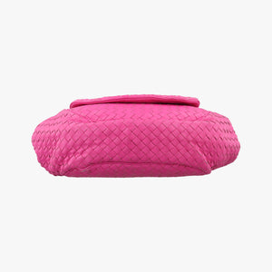 Pre-owned Bottega Veneta Intrecciato Rose lambskin  shoulderbag | stylenewstar