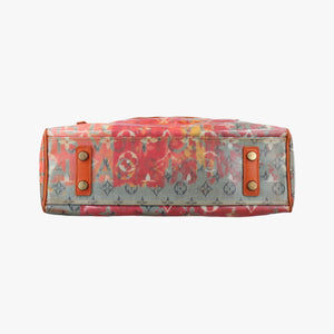 Pre-owned Louis Vuitton Weekender PM Rose×Multicolor Monogram Pulp M95734 handbag | stylenewstar