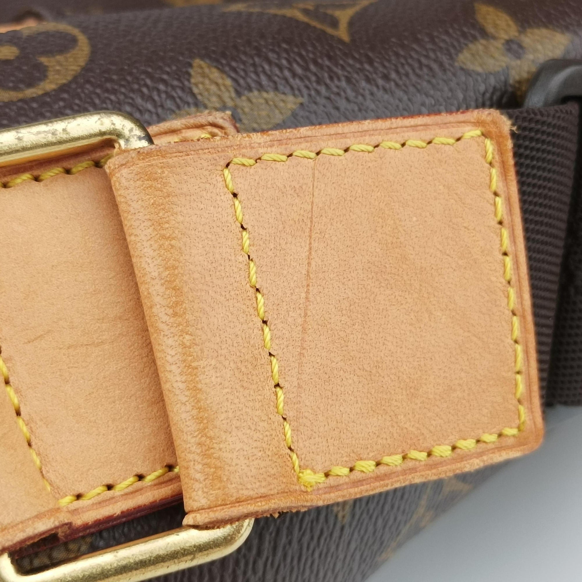 Pre-owned Louis Vuitton ABBESSES brown Monogram Canvas M45257 shoulderbag | stylenewstar