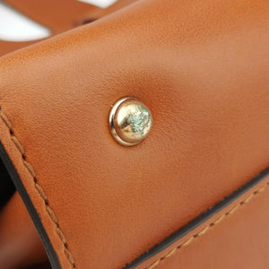 Secondhand Gucci Stirrup Brown leather 277514 handbag | stylenewstar