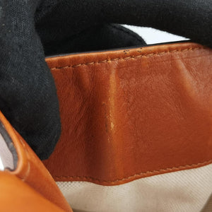 Secondhand Gucci Stirrup Brown leather 277514 handbag | stylenewstar