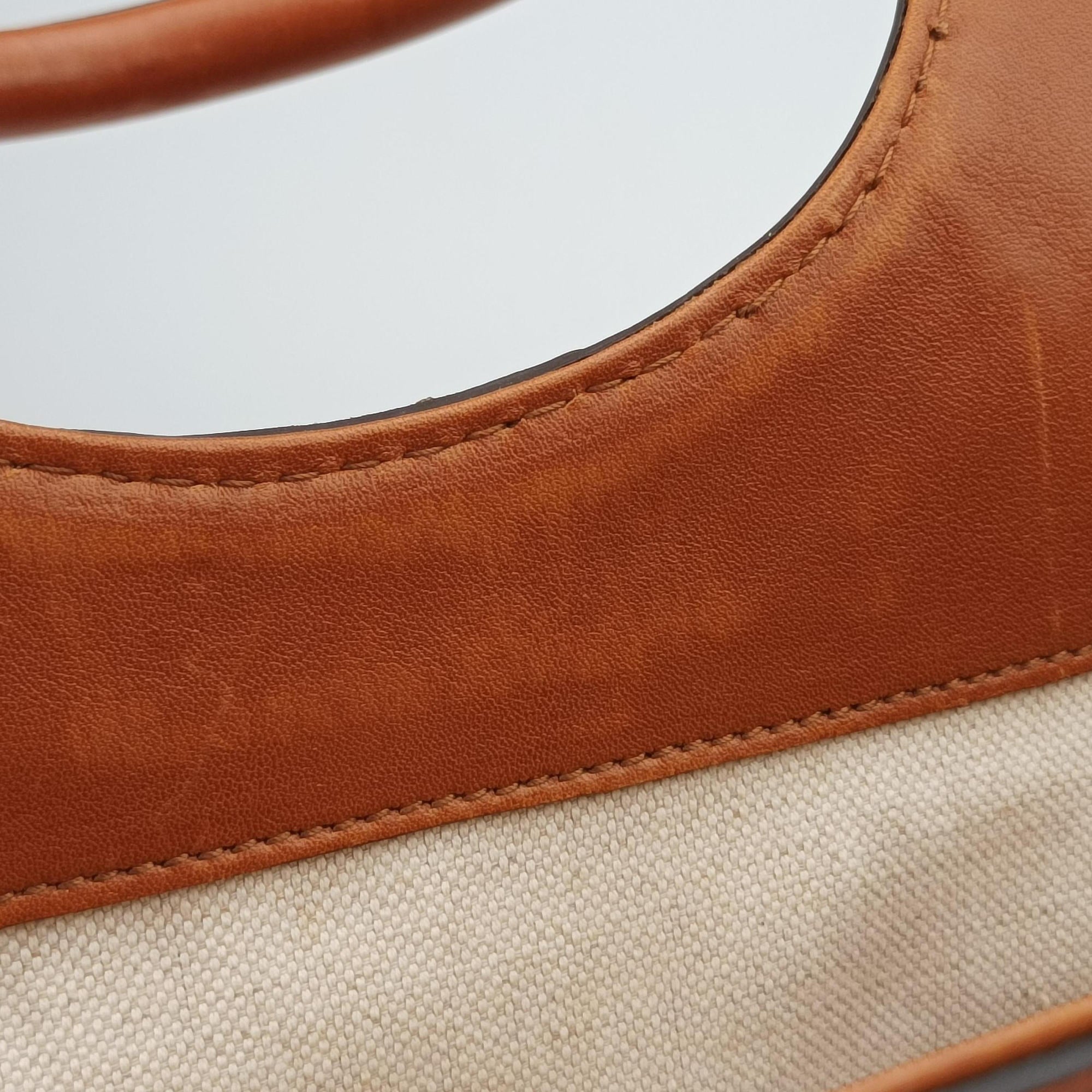 Secondhand Gucci Stirrup Brown leather 277514 handbag | stylenewstar