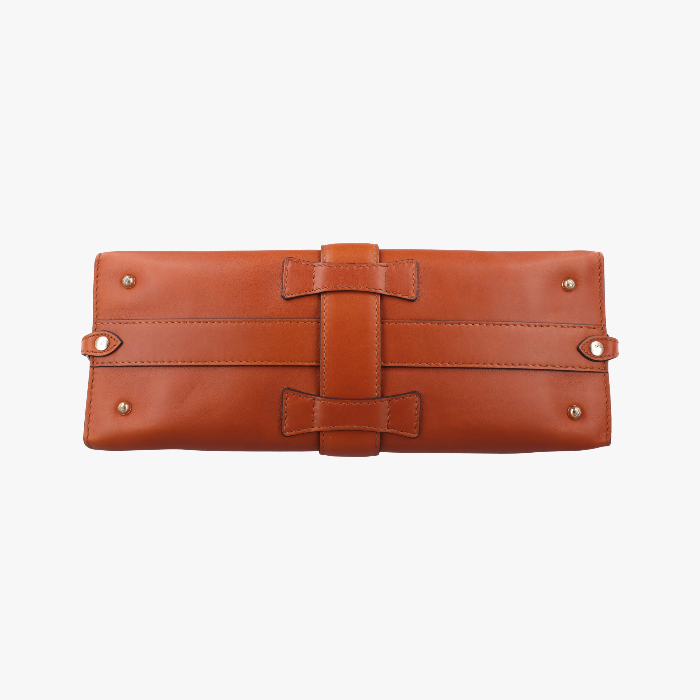 Secondhand Gucci Stirrup Brown leather 277514 handbag | stylenewstar