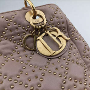Vintage Christian Dior Lady Dior Pink lambskin  shoulderbag | stylenewstar