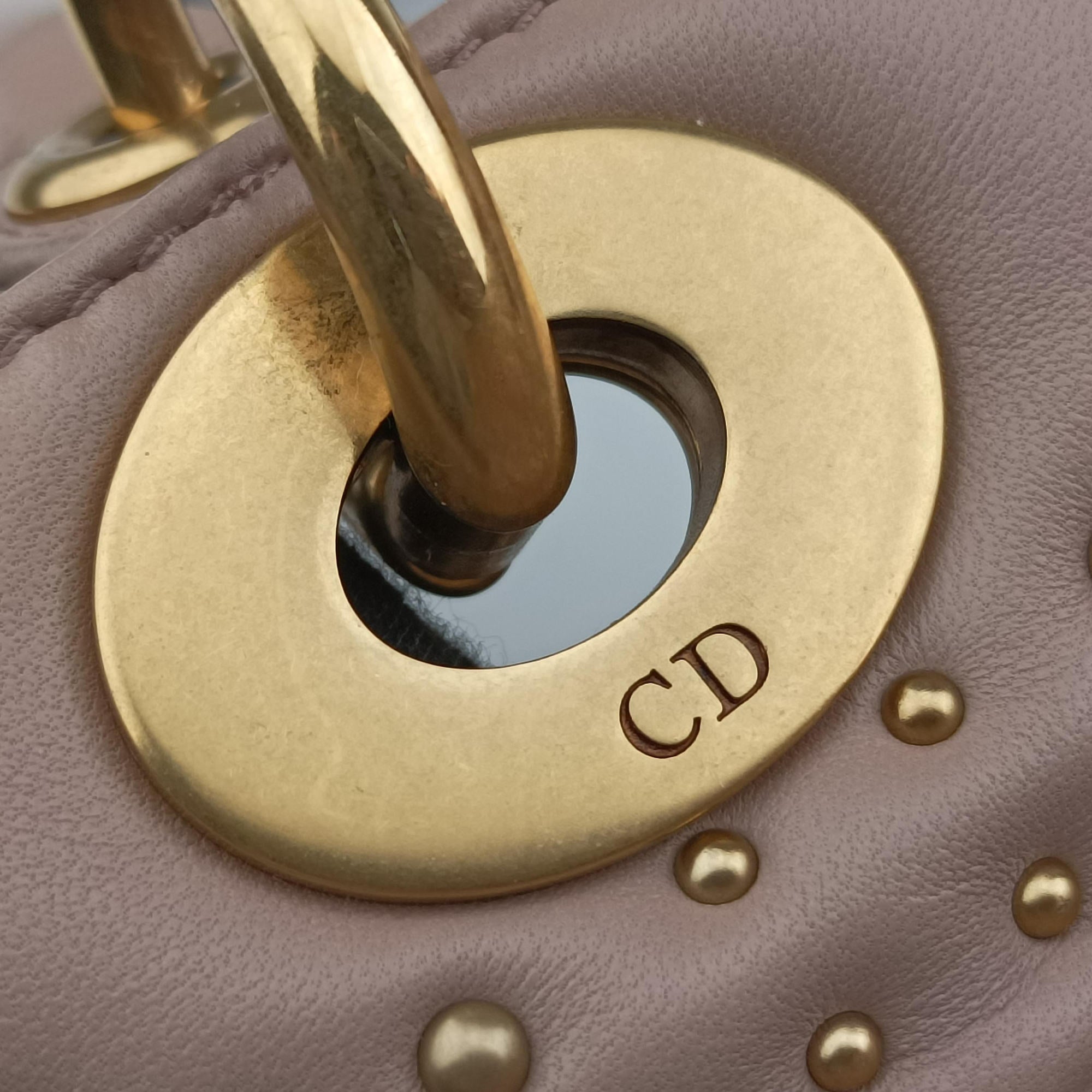 Vintage Christian Dior Lady Dior Pink lambskin  shoulderbag | stylenewstar